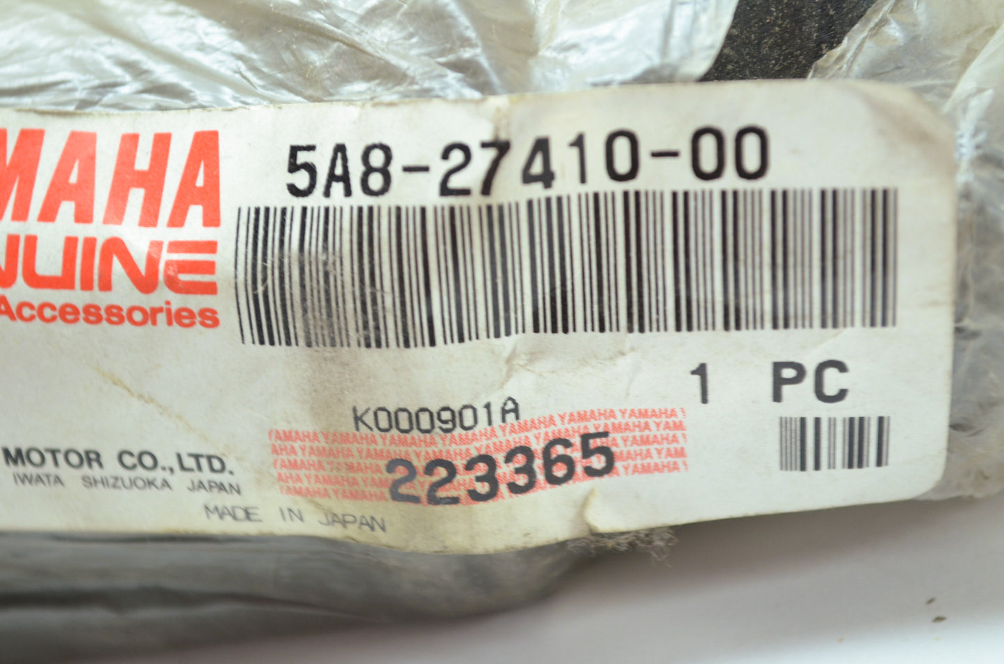 OEM Yamaha 5A8-27410-00-00 Left Front Footrest Assembly NOS