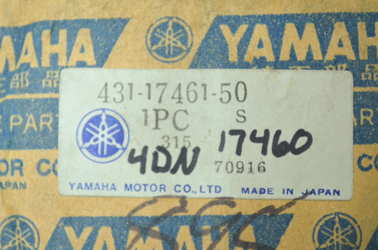 OEM Yamaha 431-17461-50-00 Drive Sprocket NOS