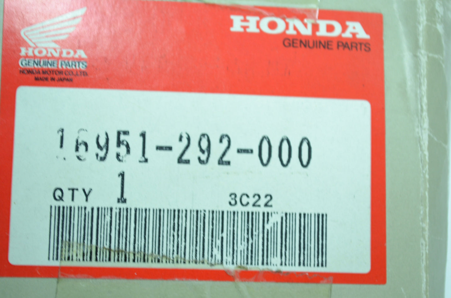 OEM Honda 16951-292-000 Petcock Body NOS