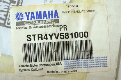 NEW OEM Yamaha Headlight Visor 1998-2000 V-Star 650 1100 Custom STR-4YV58-10-00