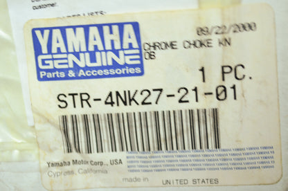 OEM Yamaha STR-4NK27-21-01 Chrome Choke Knob NOS