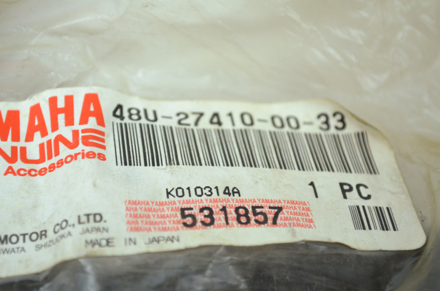 OEM Yamaha 48U-27410-00-33 Left Front Footrest Assembly NOS