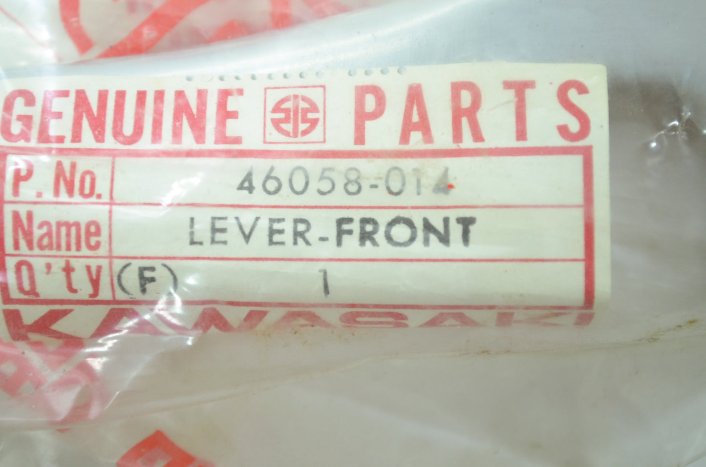 OEM Kawasaki 46058-014 Front Brake Lever NOS