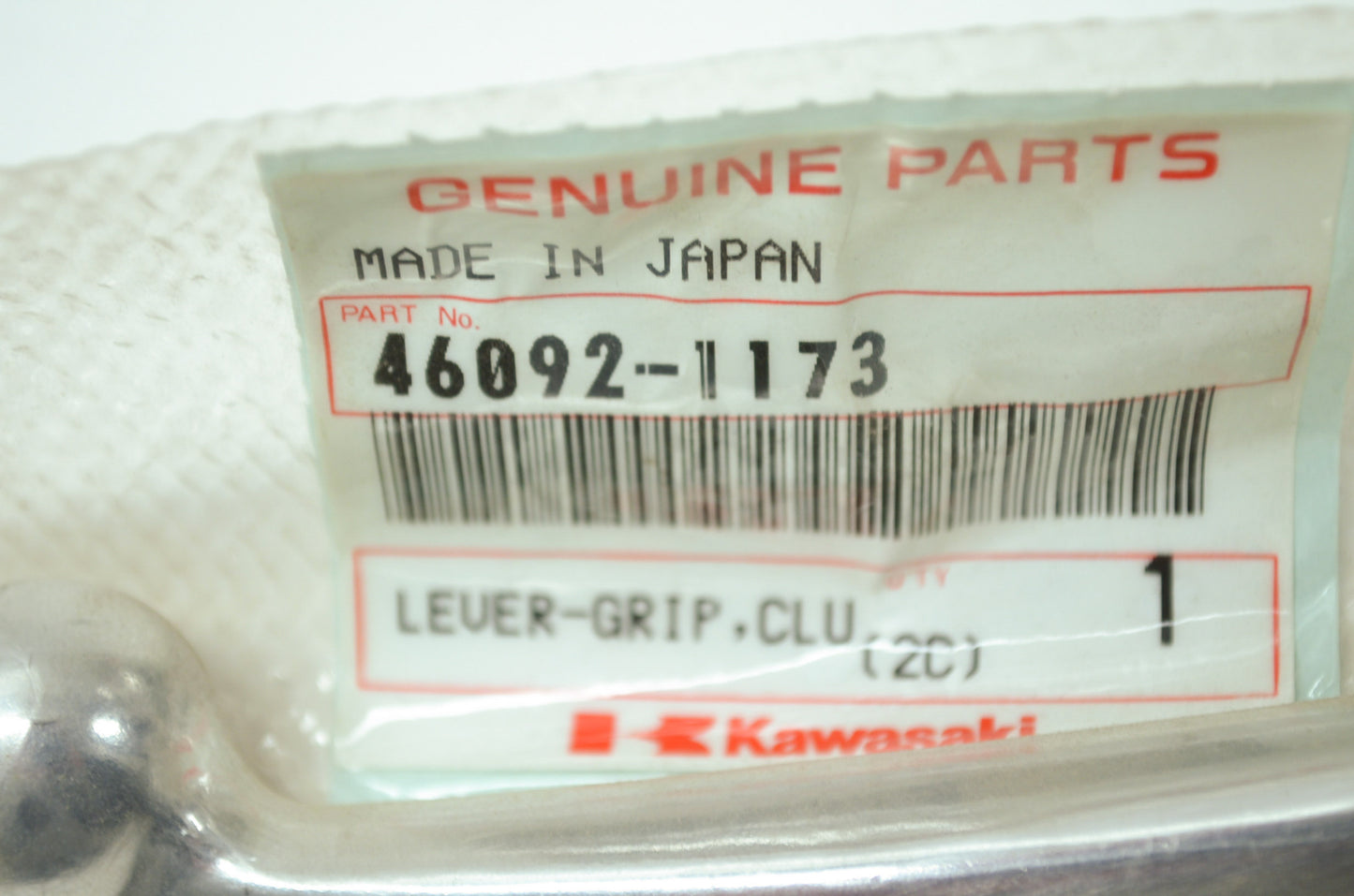 OEM Kawasaki 46092-1173 Lever Grip Grip NOS