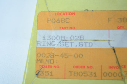 OEM Kawasaki 13008-028 Ring Set STD NOS