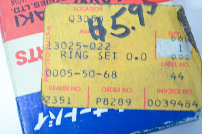 OEM Kawasaki 13025-022 Ring Set 0.020'' O.S NOS