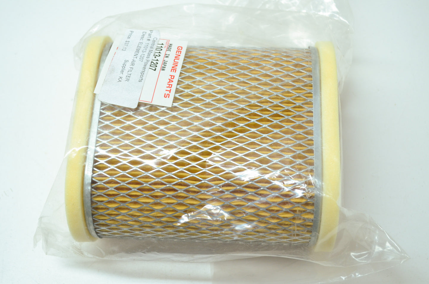 OEM Kawasaki 11013-1207 Air Filter Element NOS