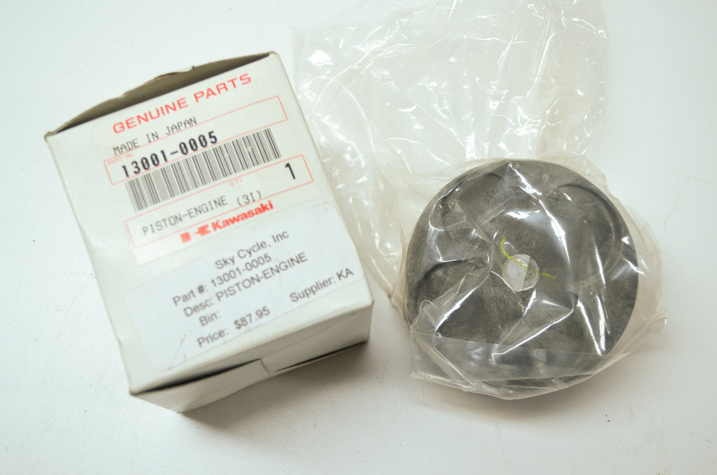 OEM Kawasaki 13001-0005 Engine Piston NOS
