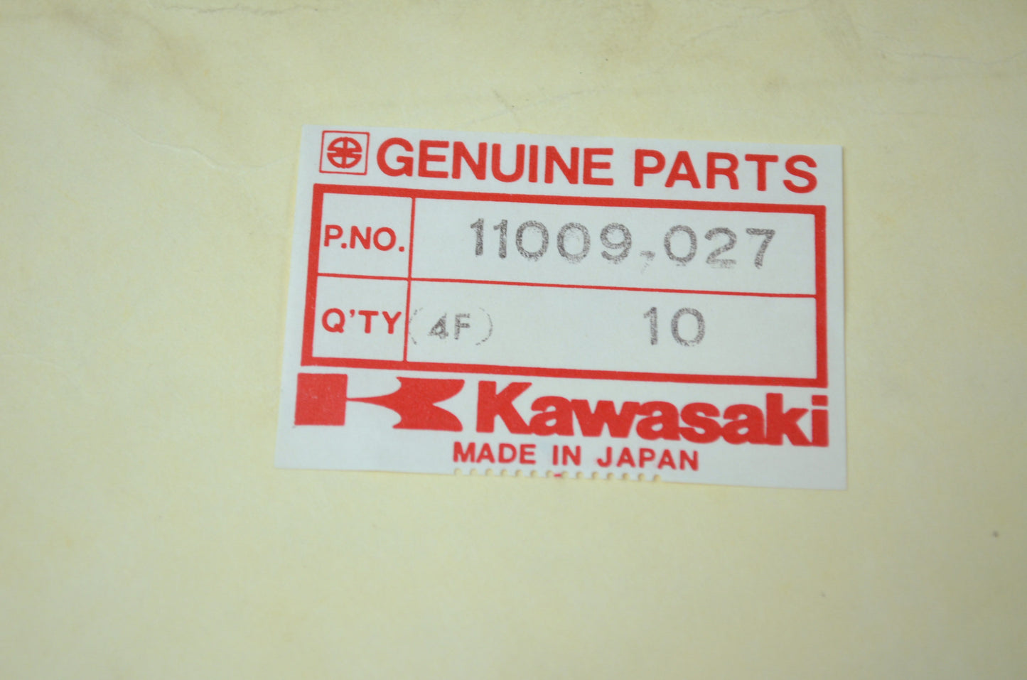 OEM Kawasaki 11009-027 Cylinder Base Gasket NOS