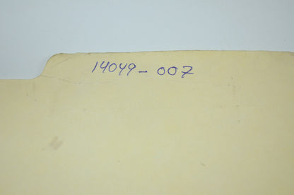 OEM Kawasaki 14049-007 Clutch Adjust Gasket NOS