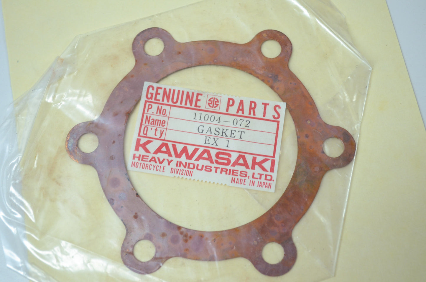 OEM Kawasaki 11004-072 Cylinder Head Gasket NOS