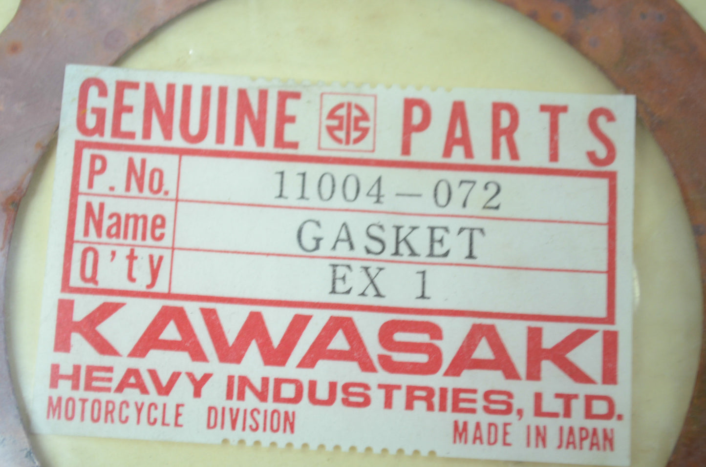 OEM Kawasaki 11004-072 Cylinder Head Gasket NOS