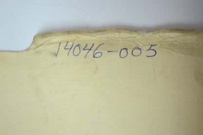 OEM Kawasaki 14046-005 Right Engine Cover Gasket NOS