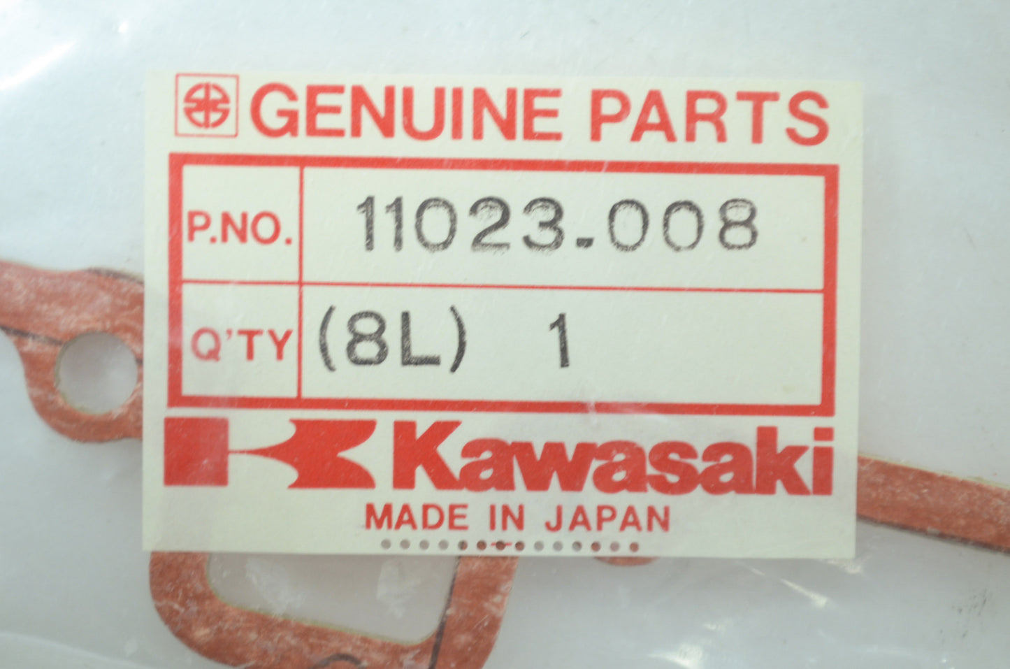 OEM Kawasaki 11023-008 Cylinder Head Cover Gasket NOS