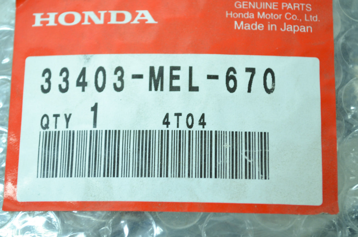 OEM Honda 33403-MEL-670 Right Front Base NOS