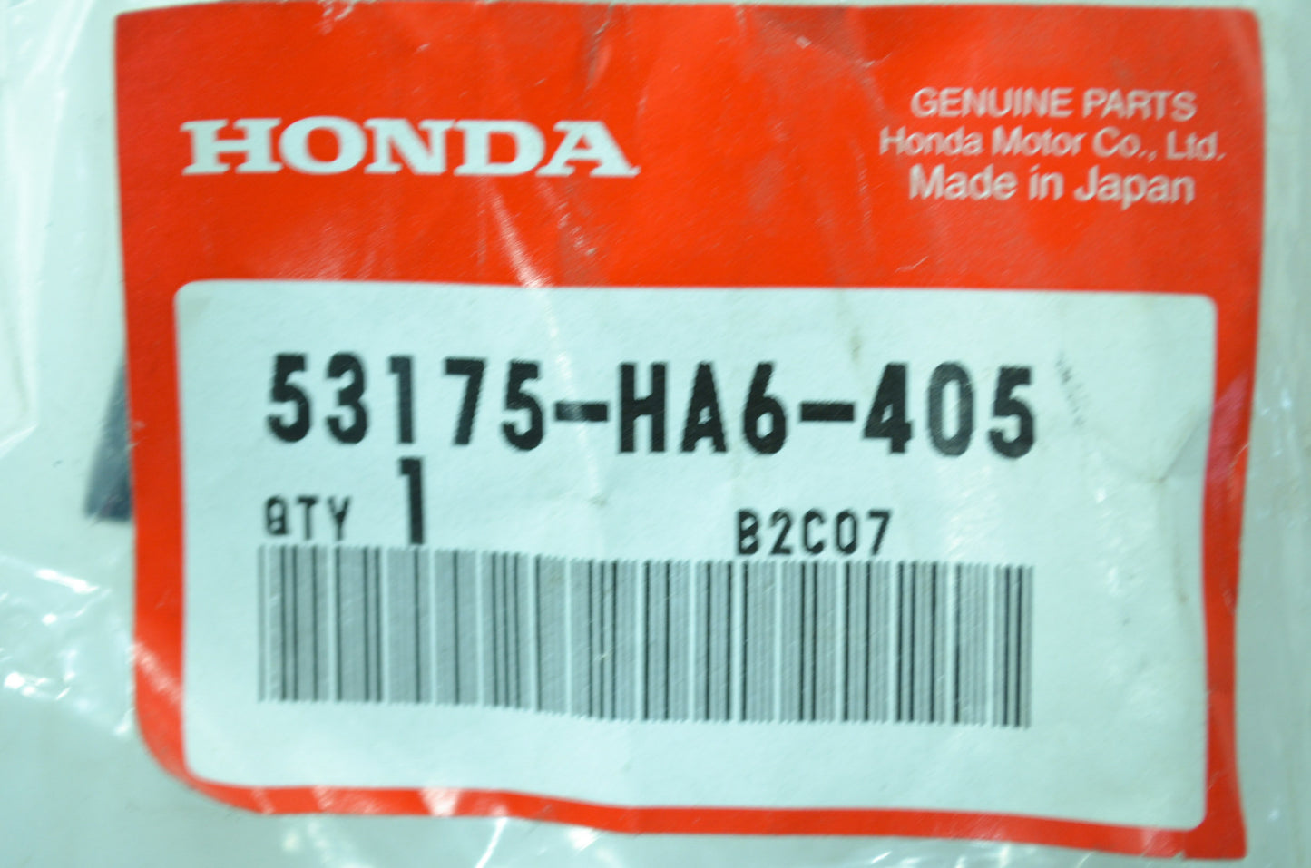 OEM Honda 53175-HA6-405 Handlebar Right Lever NOS