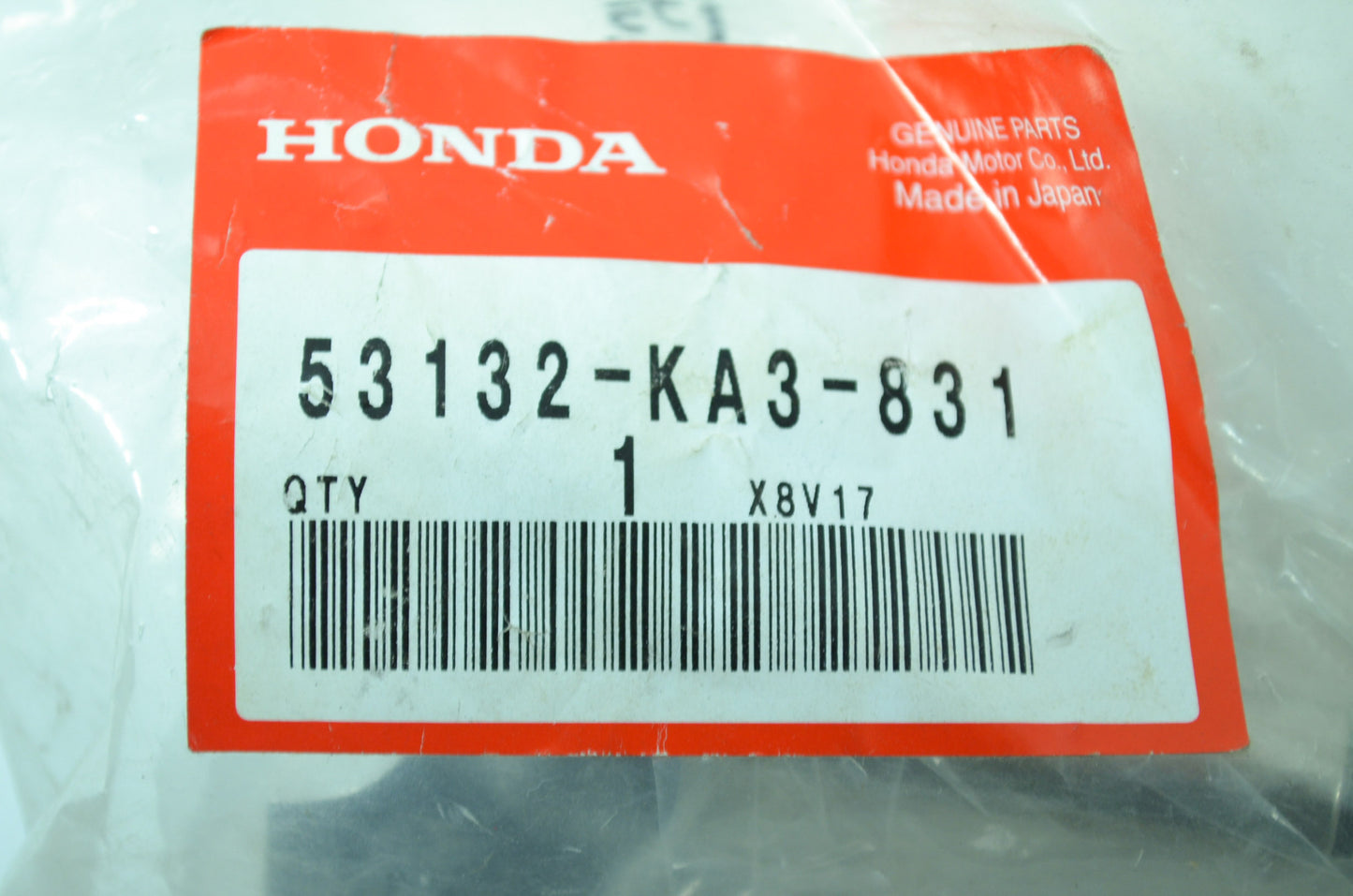 OEM Honda 53132-KA3-831 Lower Handle Holder NOS
