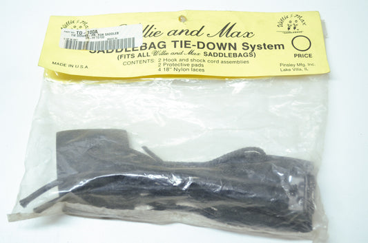 Willie & Max TD-100A Willie And Max Saddlebag Tie-Down Kit NOS