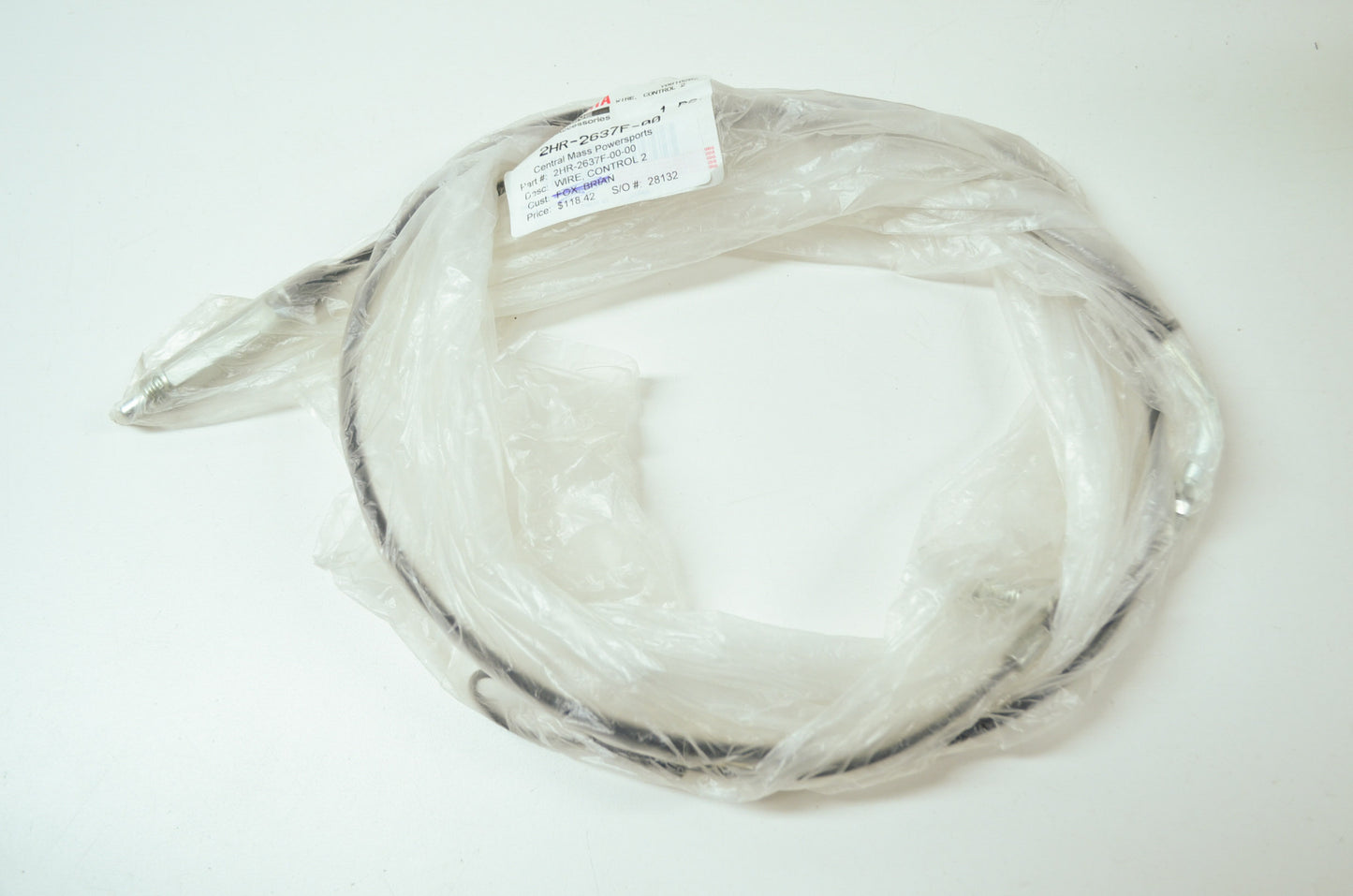 OEM Yamaha 2HR-2637F-00-00 Control Wire 2 NOS