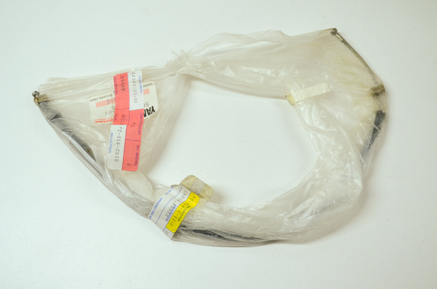 OEM Yamaha 5G2-26341-01-00 Brake Cable NOS