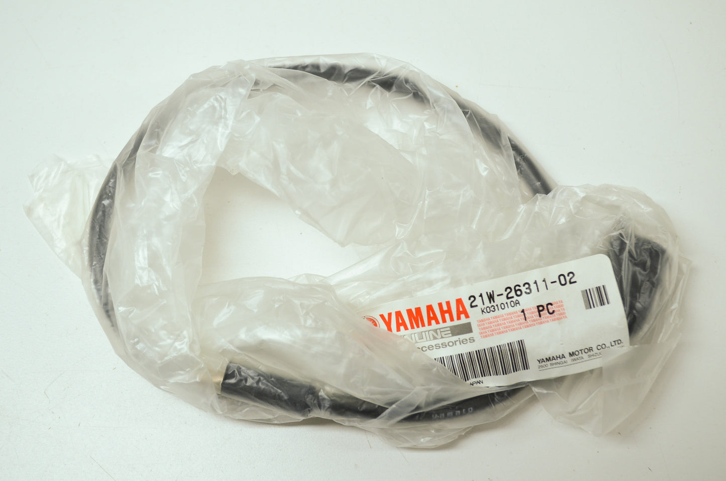 New OEM Yamaha 21W-26311-02-00 Throttle Cable 1 NOS
