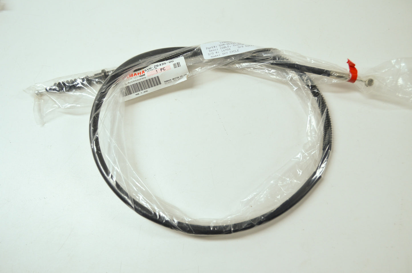 OEM Yamaha 5VM-26335-00-00 Clutch Cable NOS