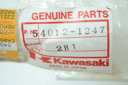 OEM Kawasaki 54012-1247 Opening Throttle Cable NOS