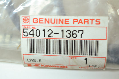 OEM Kawasaki 54012-1367 Opening Throttle Cable NOS