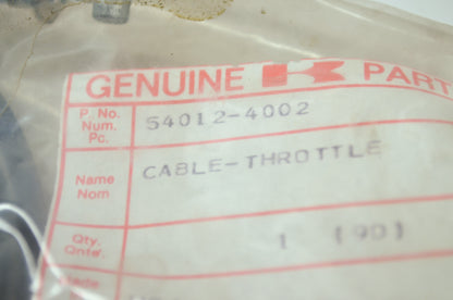 OEM Kawasaki 54012-4002 Throttle Cable NOS