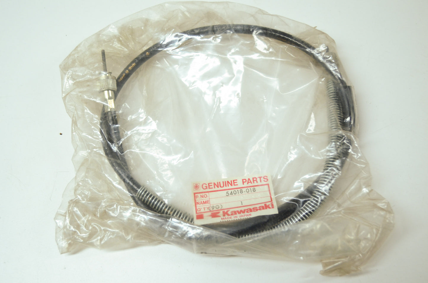 OEM Kawasaki 54018-018 Tachometer Cable NOS