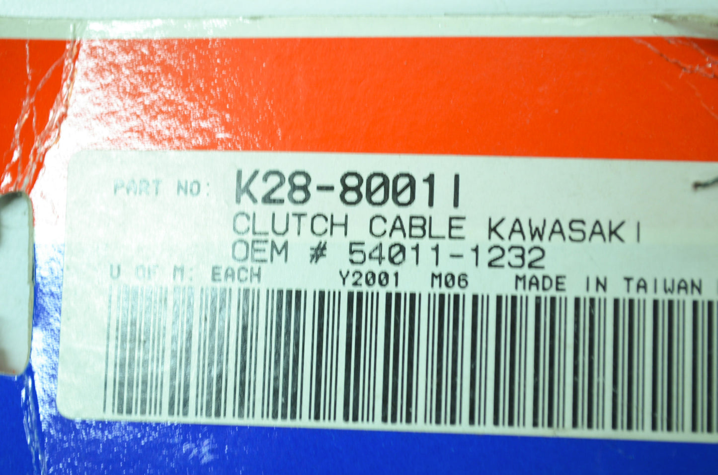 NEW Kawasaki Clutch Cable 1986-1988 KX80 Big Wheel 54011-1232 NOS