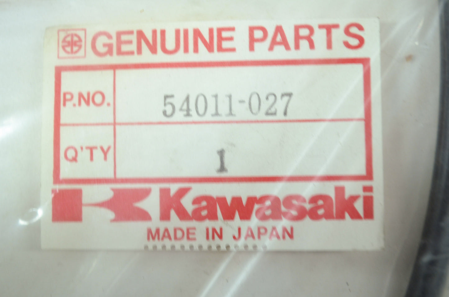 OEM Kawasaki 54011-027 Clutch Cable NOS