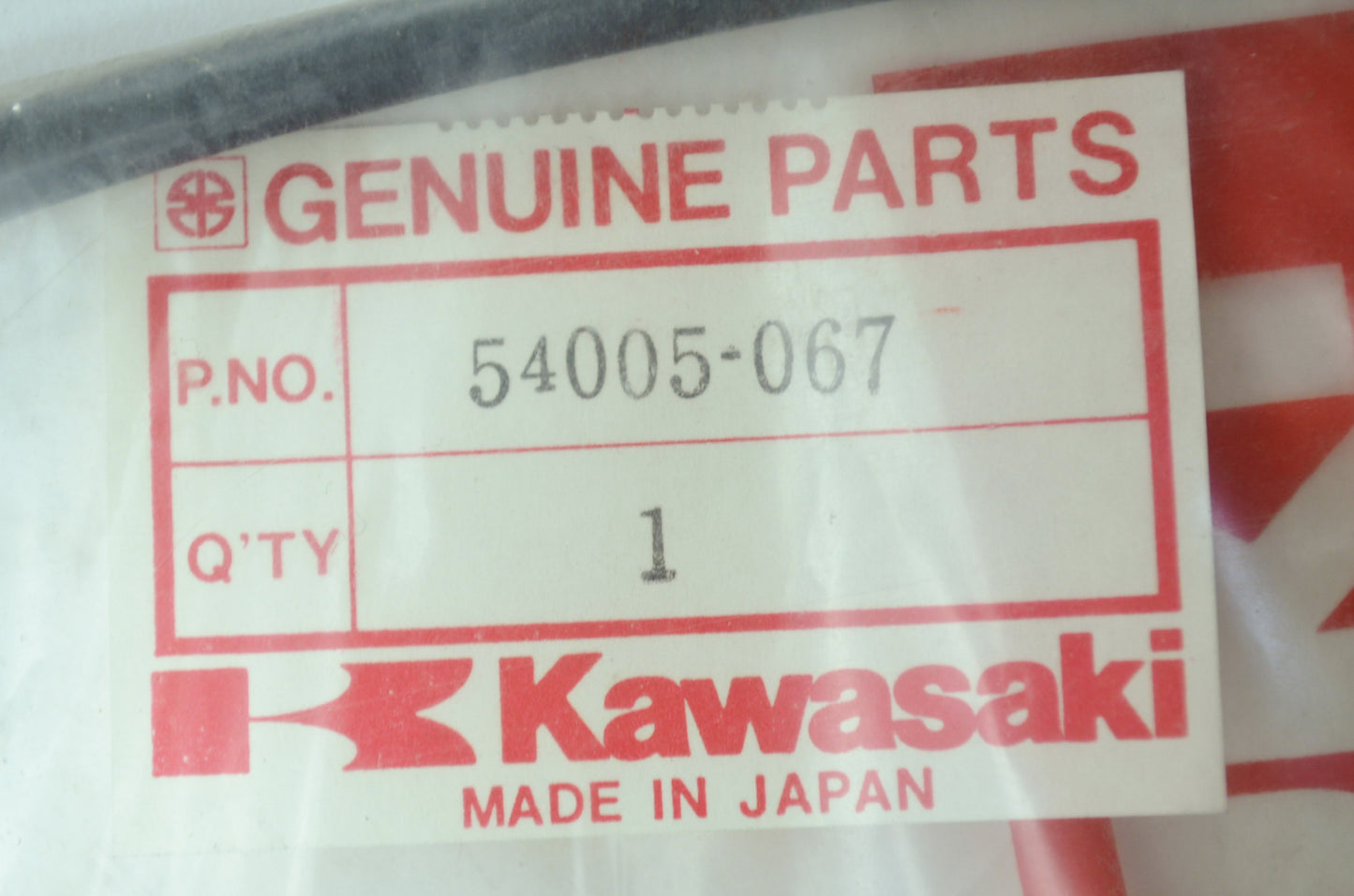 OEM Kawasaki 54005-067 Front Brake Cable NOS