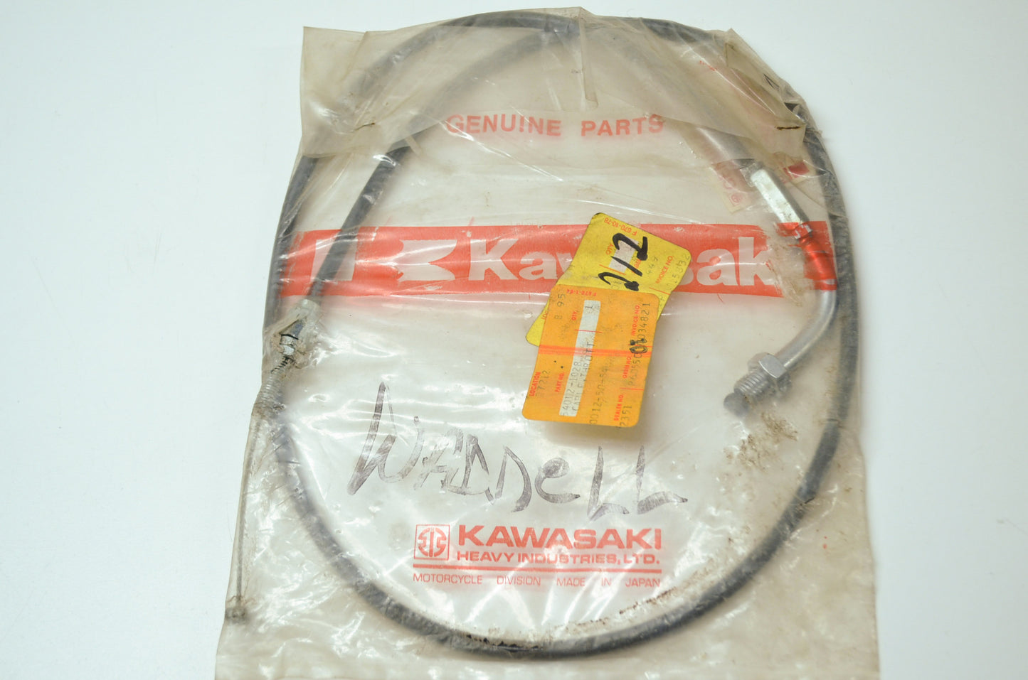 OEM Kawasaki 54012-1028 Throttle Cable NOS