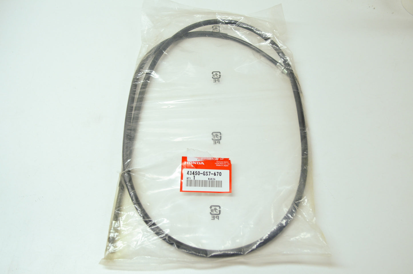 OEM Honda 43450-GS7-670 Rear Brake Cable NOS