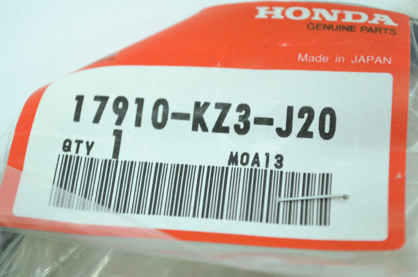 OEM Honda 17910-KZ3-J20 Throttle Cable NOS