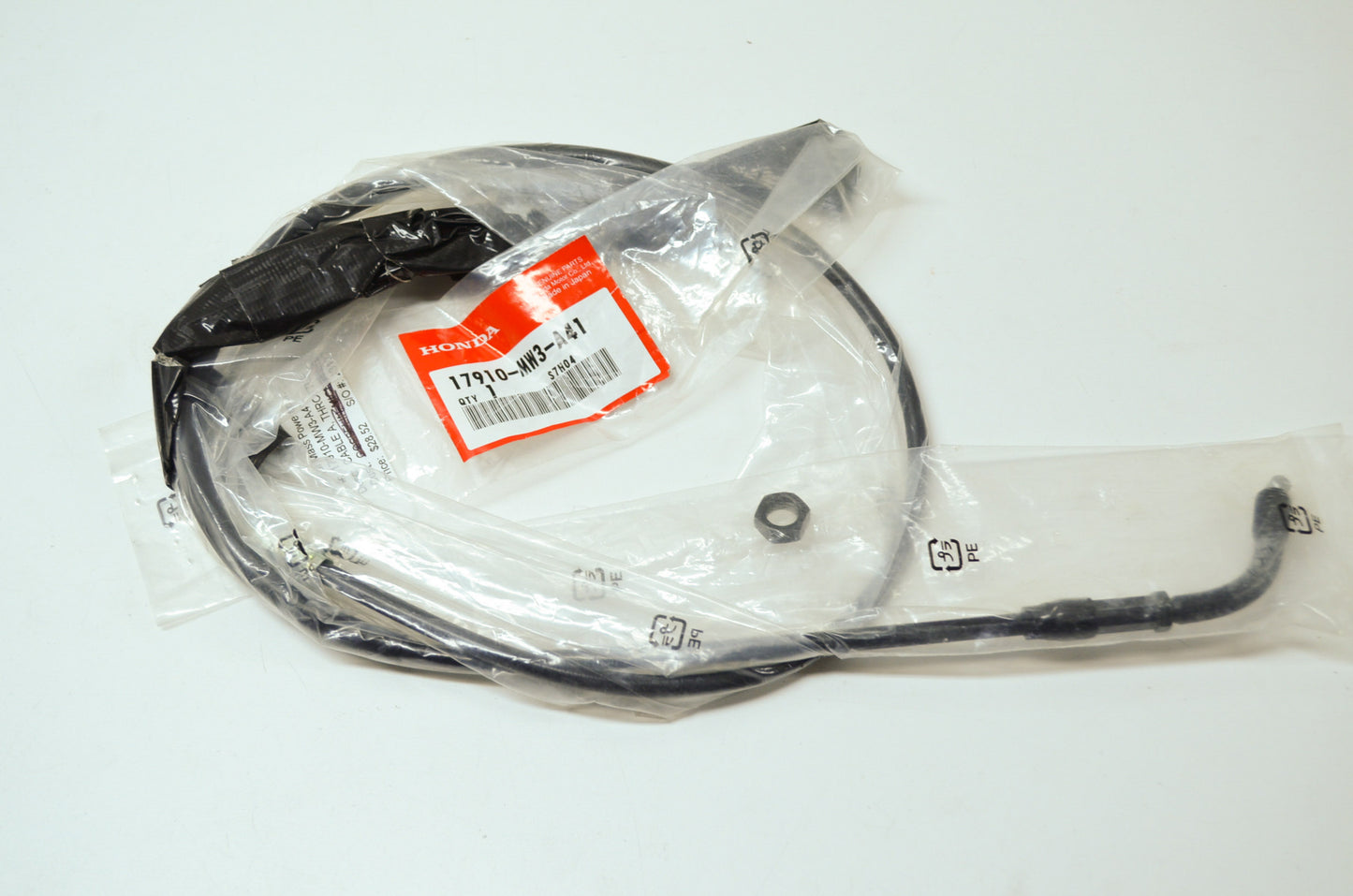 OEM Honda 17910-MW3-A41 Throttle Cable A NOS