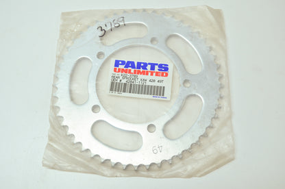NEW Parts Unlimited Kawasaki Sprocket 49T KDX80 KX60 KX80 42041-1121 NOS