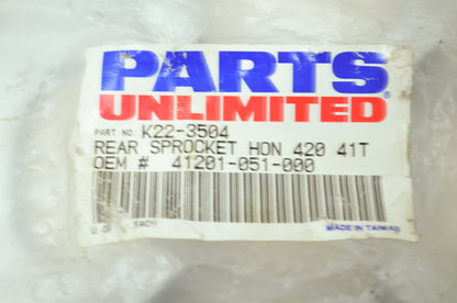 NEW Parts Unlimited Honda Sprocket 41T MTX 50 ST50 41201-051-000 NOS