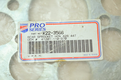 NEW Le Mans Honda Sprocket 44T MT125 SL100 41201-110-670 NOS