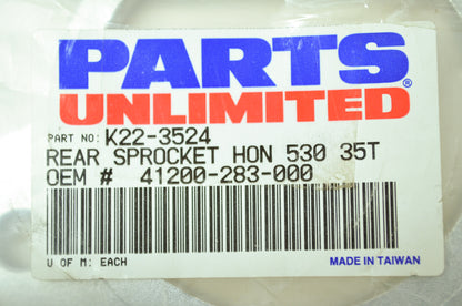 NEW Parts Unlimited Honda Sprocket 35T 1968-1974 CB450 41200-283-000 NOS