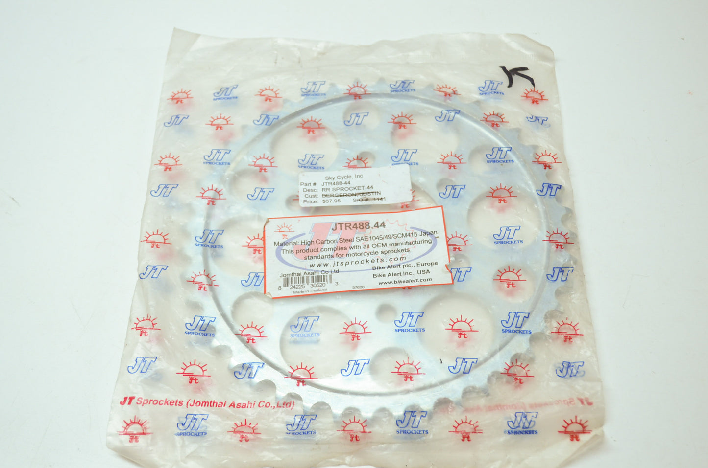 NEW JT Sprockets Kawasaki Sprocket 44T ZX750 ZX-9R ZX900 ZX1200 JTR488.44 NOS