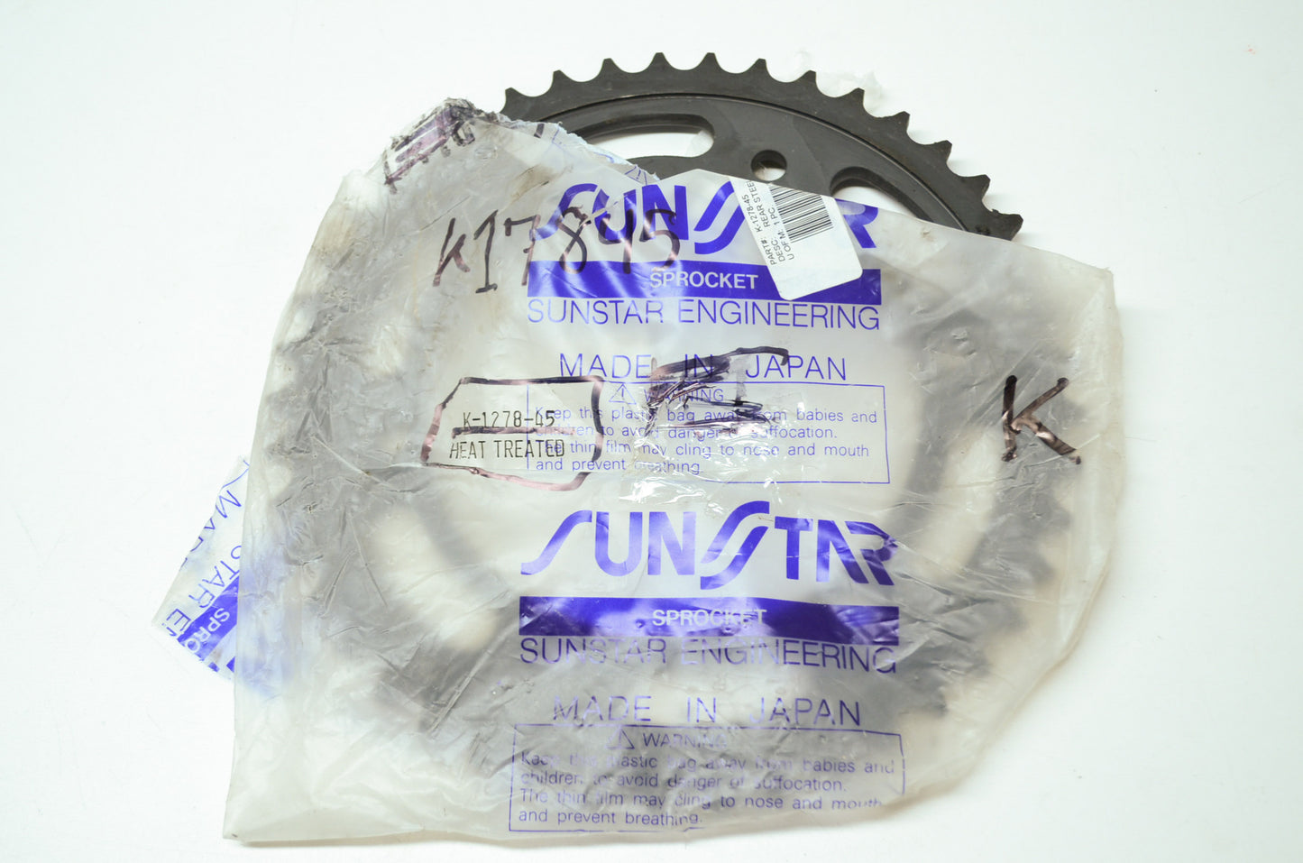 NEW Sunstar Kawasaki Sprocket 45T 1984-1986 ZX900 ZX1100 K1278-45 NOS