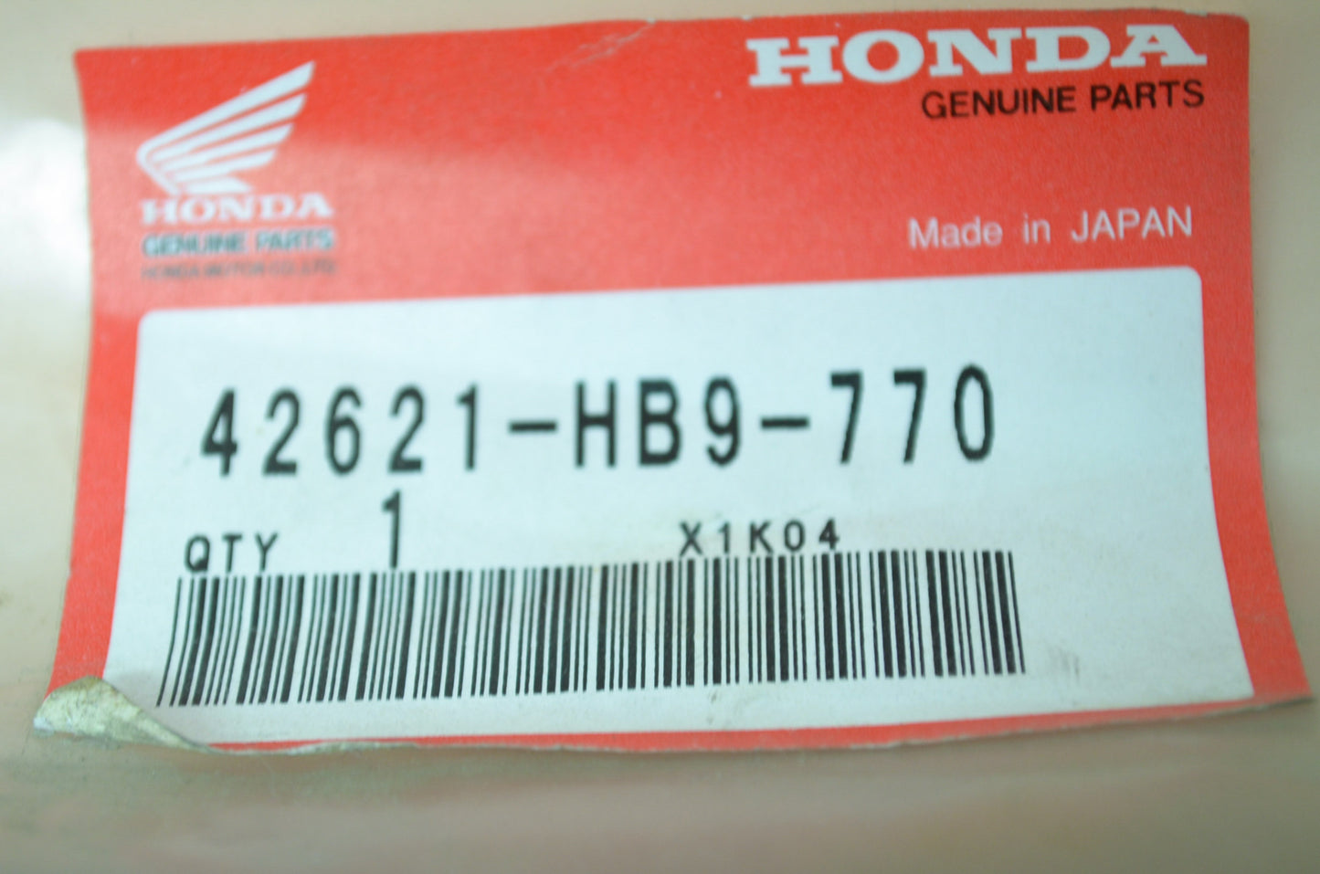 OEM Honda 42621-HB9-770 Rear Axle Collar NOS