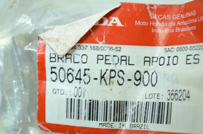 OEM Honda 50645-KPS-900 Left Step Arm NOS