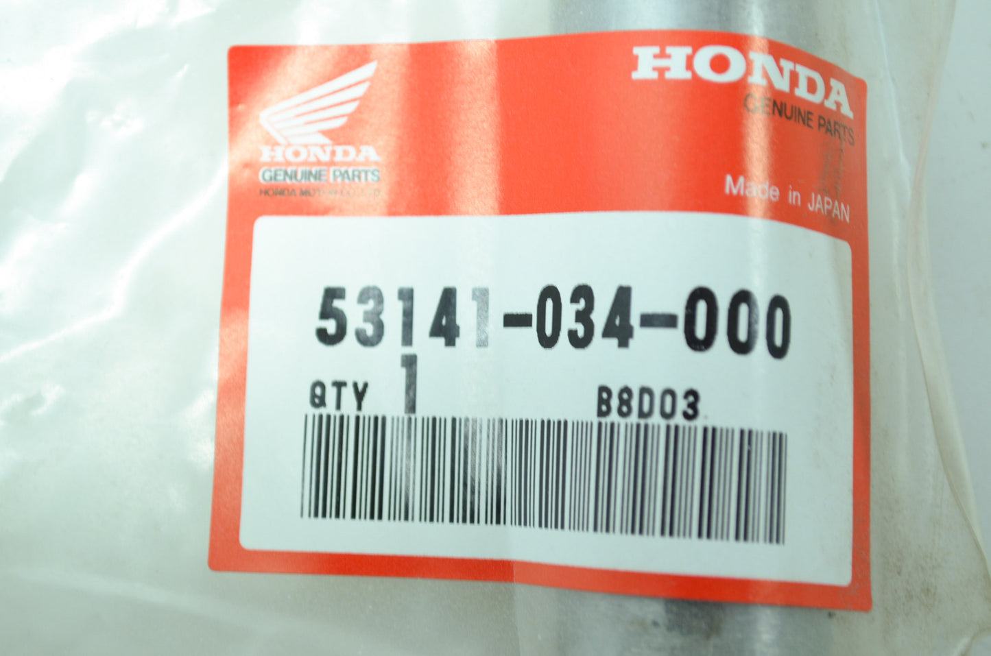 OEM Honda 53141-034-000 Throttle Grip Pipe NOS