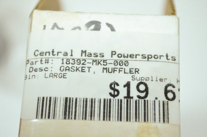 OEM Honda 18392-MK5-000 Muffler Gasket NOS