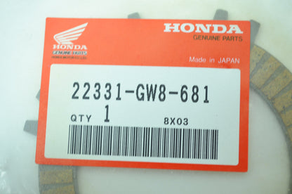 OEM Honda 22331-GW8-681 Clutch Friction Disk B NOS