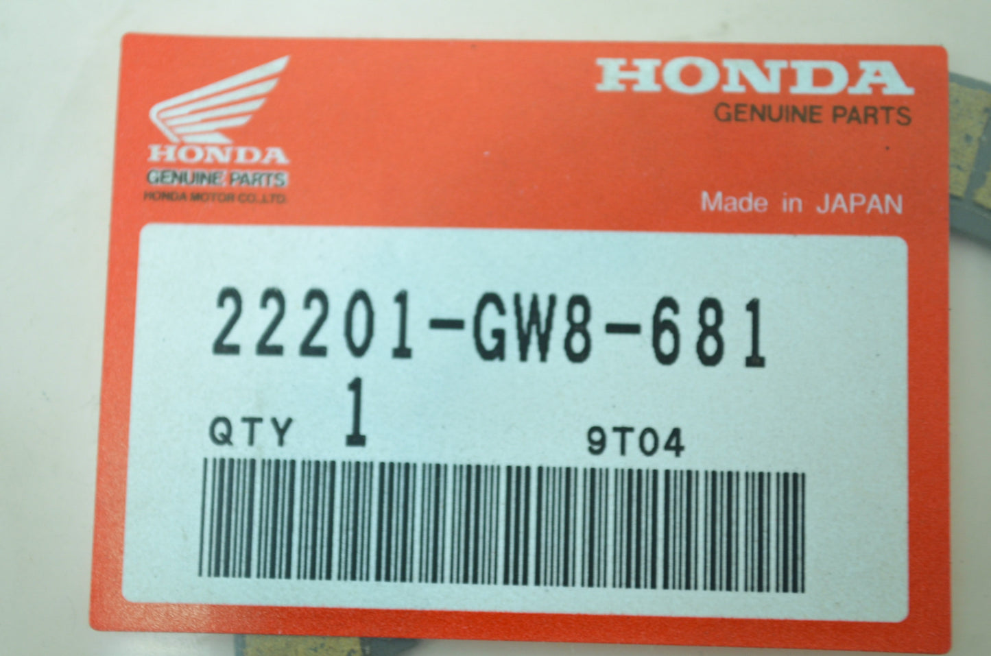 OEM Honda 22201-GW8-681 Clutch Friction Disk A NOS