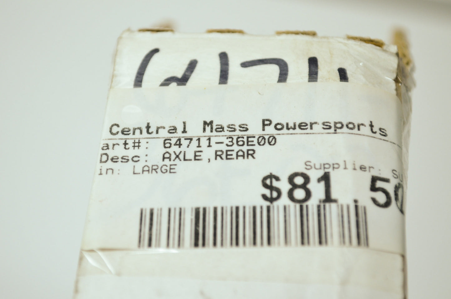 OEM Suzuki 64711-36E00 Rear Axle NOS
